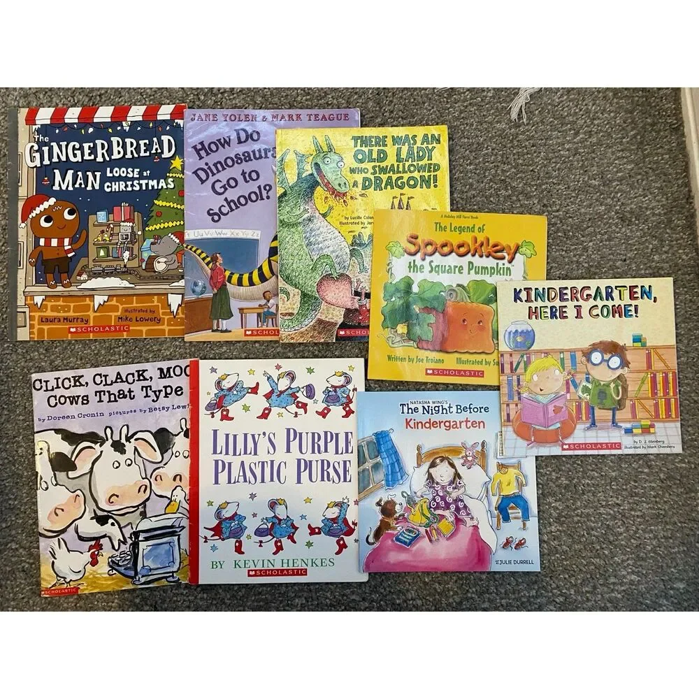 Kids Bundle of 8 Beginner Emergent Reader Kindergarten Books